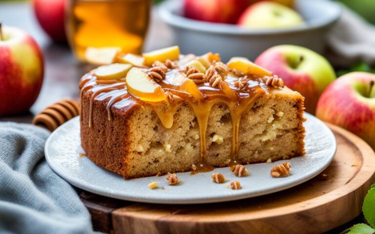 Sweet and Natural Apple Honey Cake Recipe