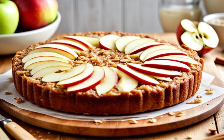 Wholesome Apple Oatmeal Cake for a Nutritious Snack