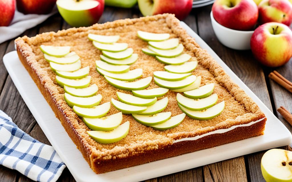 Apple Tray Bake Cake