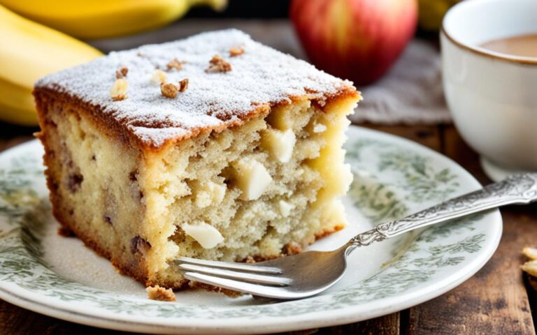 Fruity Delight: Apple and Banana Cake Recipe