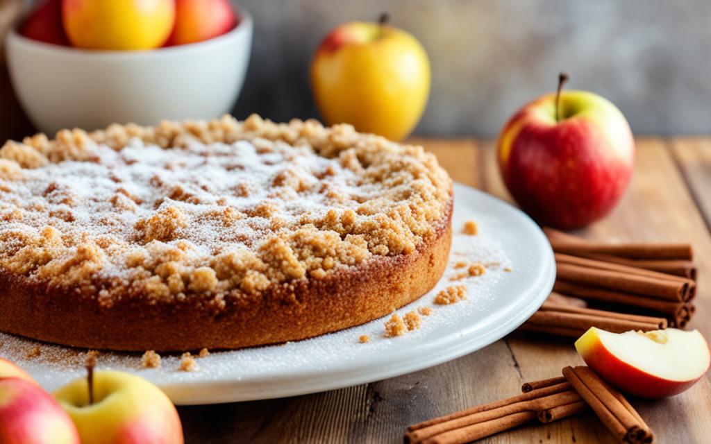 Apple streusel cake recipe