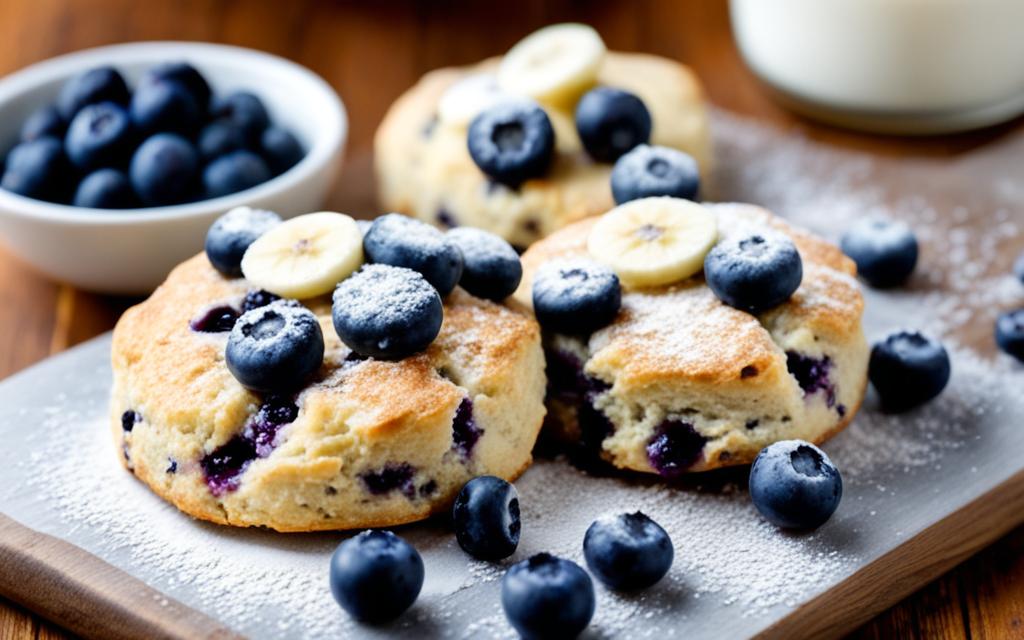 Banana Blueberry Scones