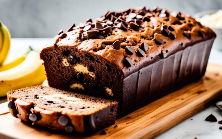 Moist Banana and Chocolate Loaf Cake for Casual Baking