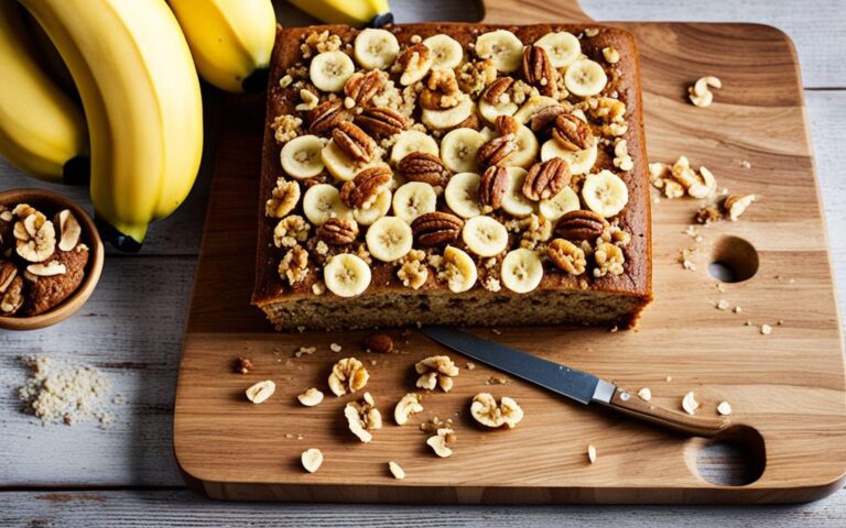 Delicious Banana and Walnut Cake for Nut Lovers