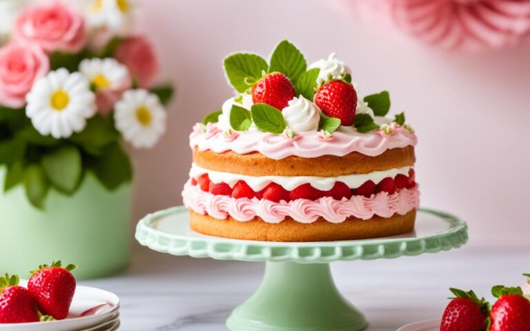 Enhancing Your Strawberry Cake with Beautiful Decorations