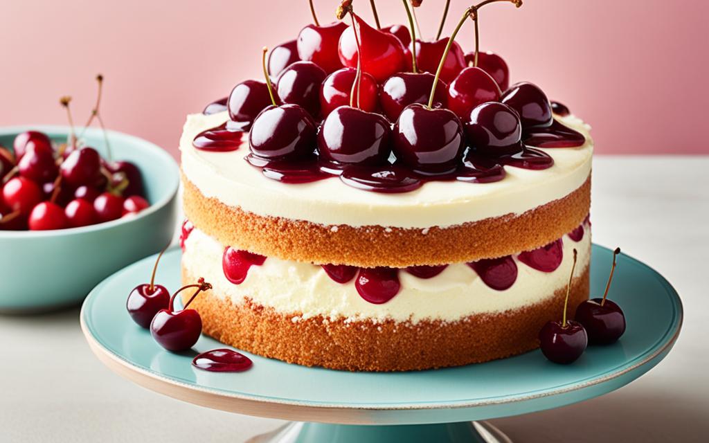 Cake with Cherry on Top
