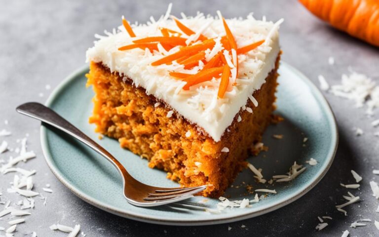 Healthy Carrot and Coconut Cake for a Nutritious Snack