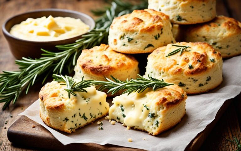 Savory Duo: Cheddar and Rosemary Scones Recipe