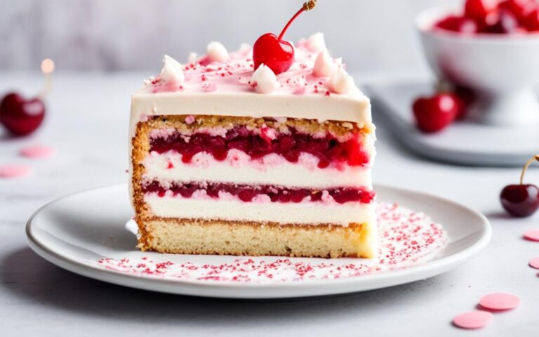 Celebratory Cherry Bakewell Birthday Cake Recipe