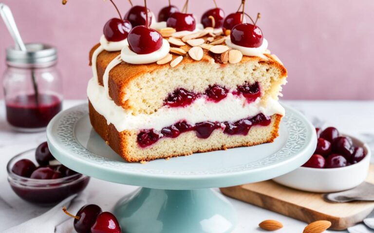 Easy Cherry Bakewell Loaf Cake for Beginners