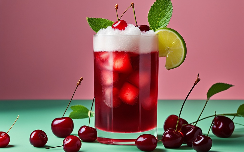 Cherry Bomb Mocktail