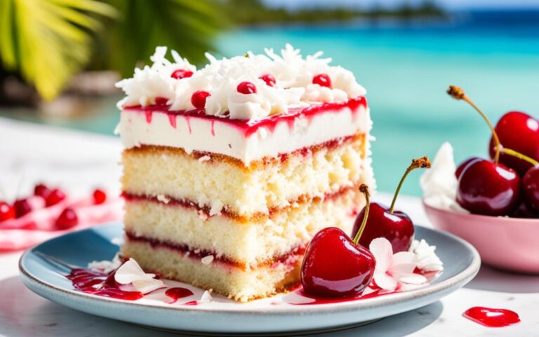 Delicious Cherry Coconut Cake for a Fruity Twist