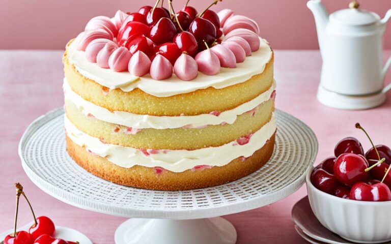 Elegant Cherry and Almond Cake for Sophisticated Palates