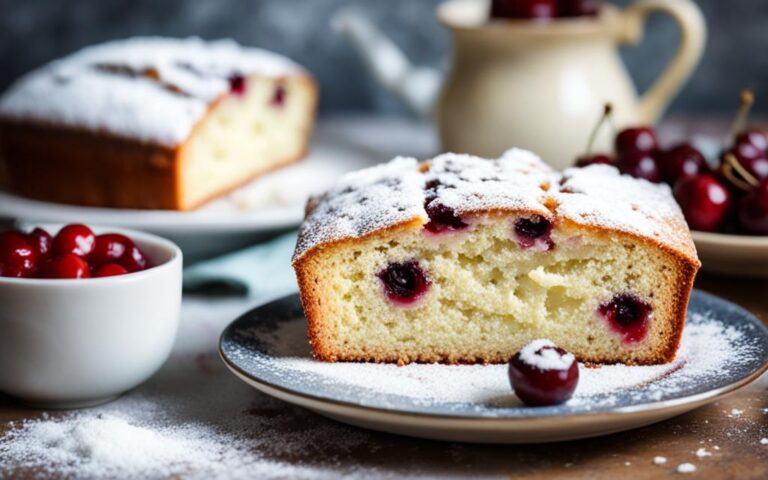 Classic Cherry and Almond Loaf Cake: A Tea Time Treat