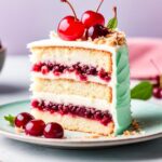 Cherry and Coconut Cake