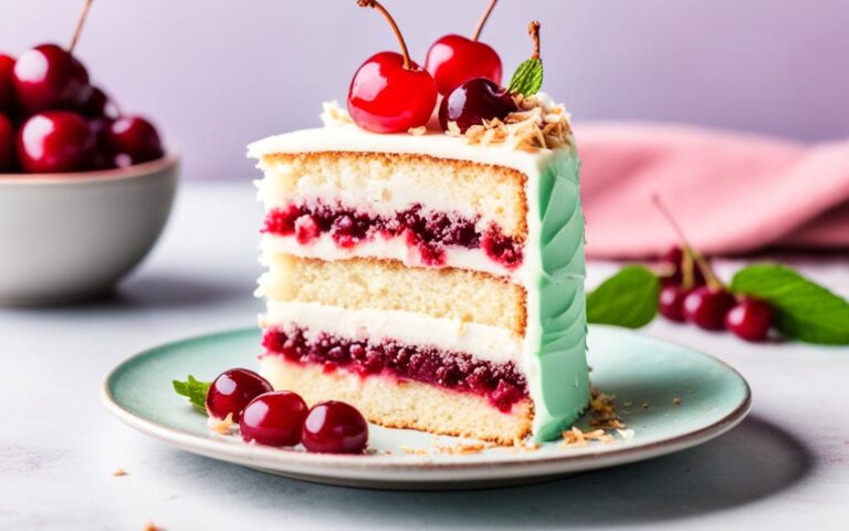 Fruity Cherry and Coconut Cake: A Perfect Pairing