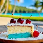 Cherry and Coconut Cake