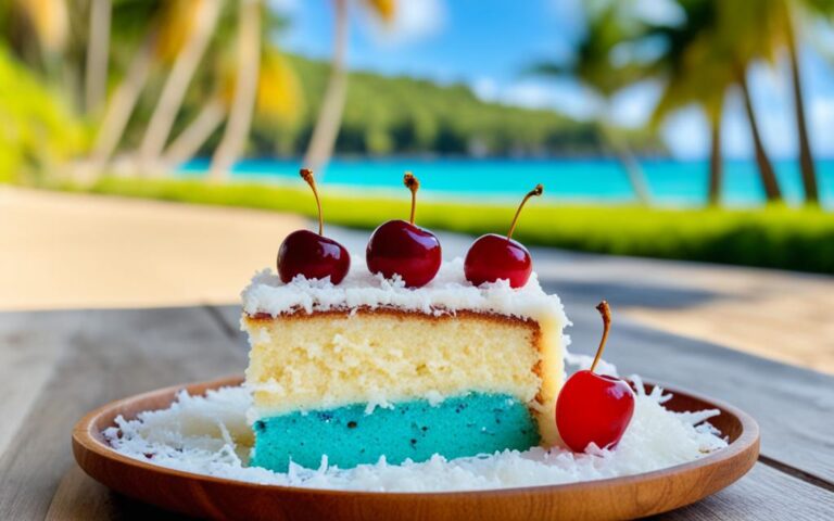 Tropical Cherry and Coconut Cake: A Summery Delight