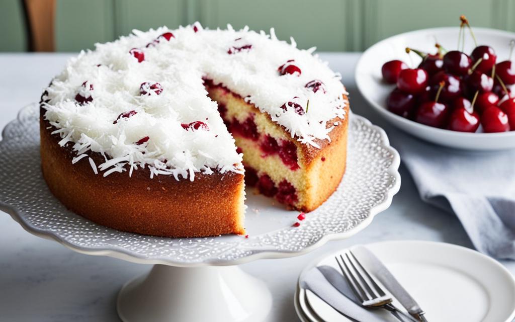 Cherry and Coconut Cake Mary Berry