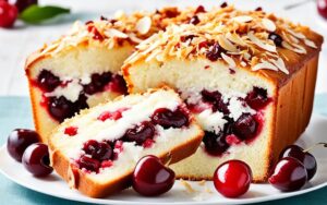 Cherry and Coconut Loaf Cake