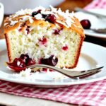 Cherry and Coconut Loaf Cake