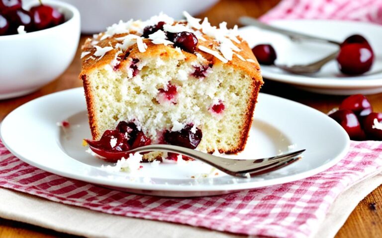 Easy Cherry and Coconut Loaf Cake: Perfect for Afternoon Tea