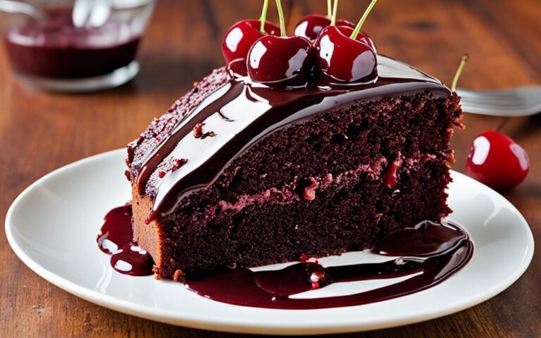 Ultimate Chocolate Cake with a Cherry Twist