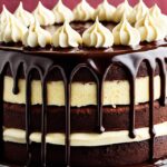 Chocolate Icing Vanilla Cake