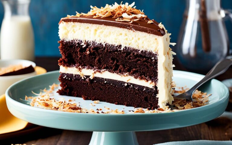 Rich Chocolate and Coconut Cake for a Double Delight