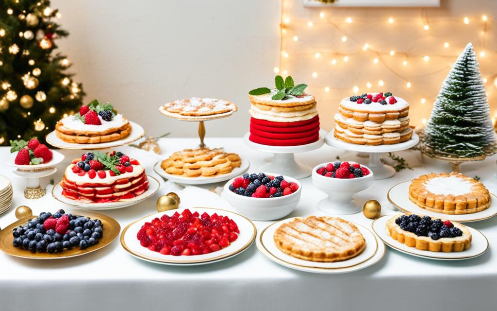 Christmas Desserts with Puff Pastry