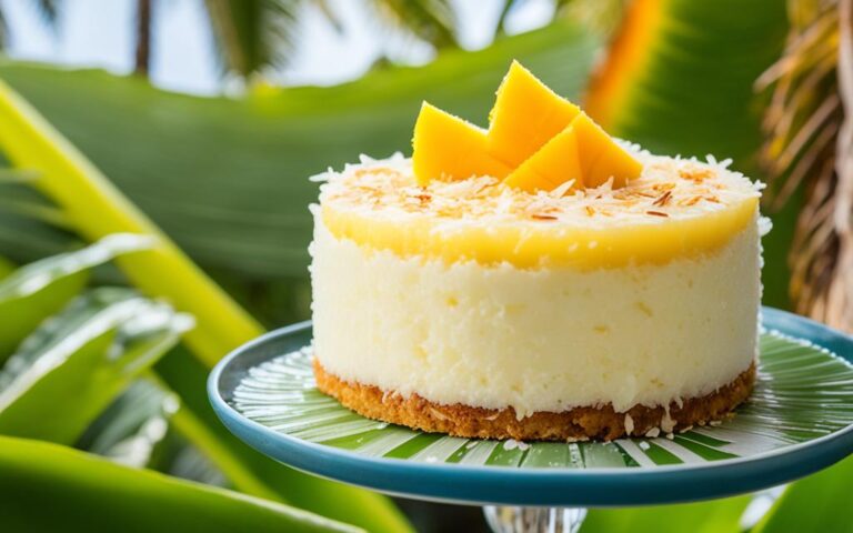 Tropical Delight: Coconut Custard Cake Recipe