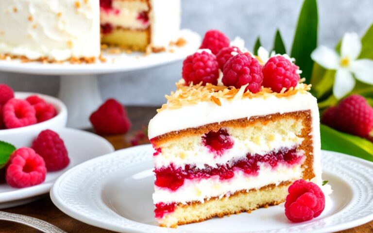 Fresh Coconut Raspberry Cake for a Berry Good Time