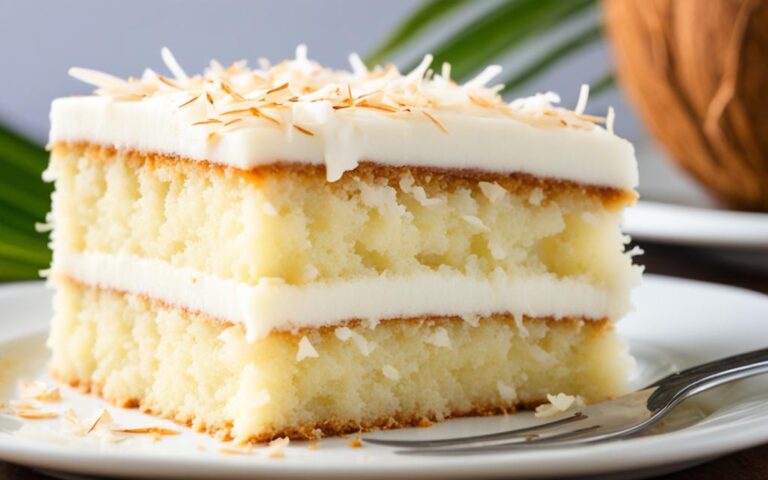 Easy-to-Make Coconut Slice Cake for Quick Snacking