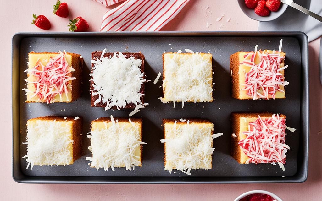 Coconut Slice Cake variations and storage