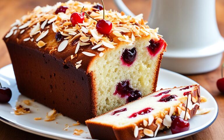 Perfect for Afternoon Tea: Coconut and Cherry Loaf Cake