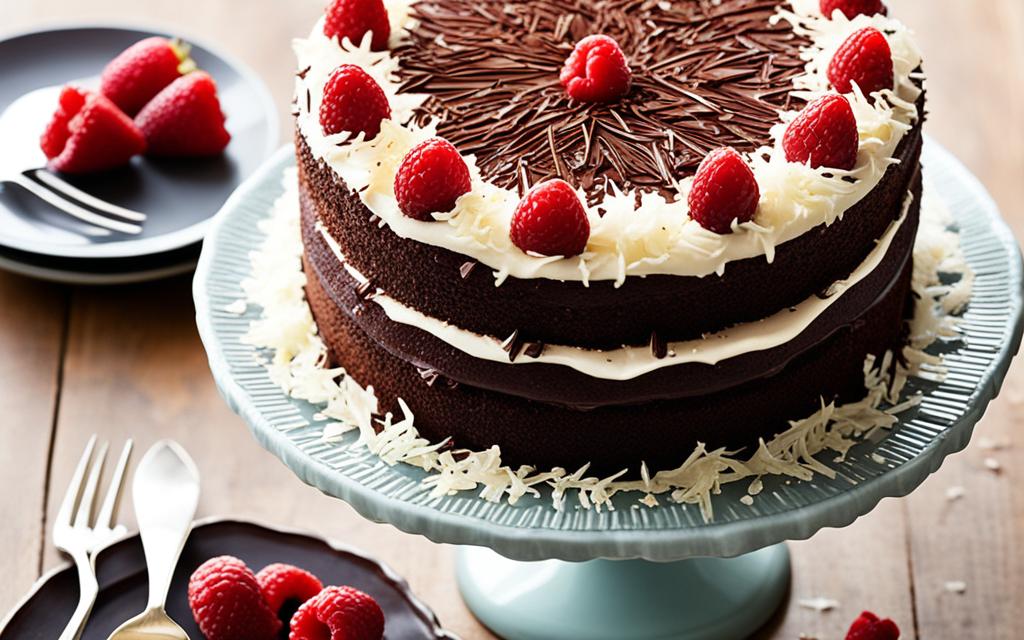 Coconut and Chocolate Cake