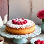 Coconut and Jam Cake