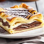 Dessert with Puff Pastry and Nutella