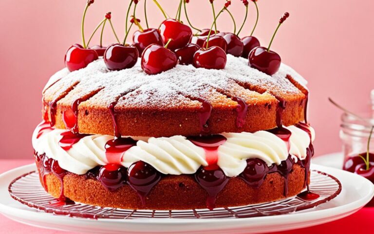 Summery Fresh Cherry Cake: Light and Inviting