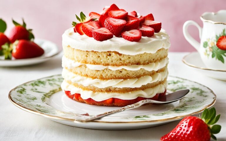 Fresh Cream and Strawberry Cake for a Light Dessert Option