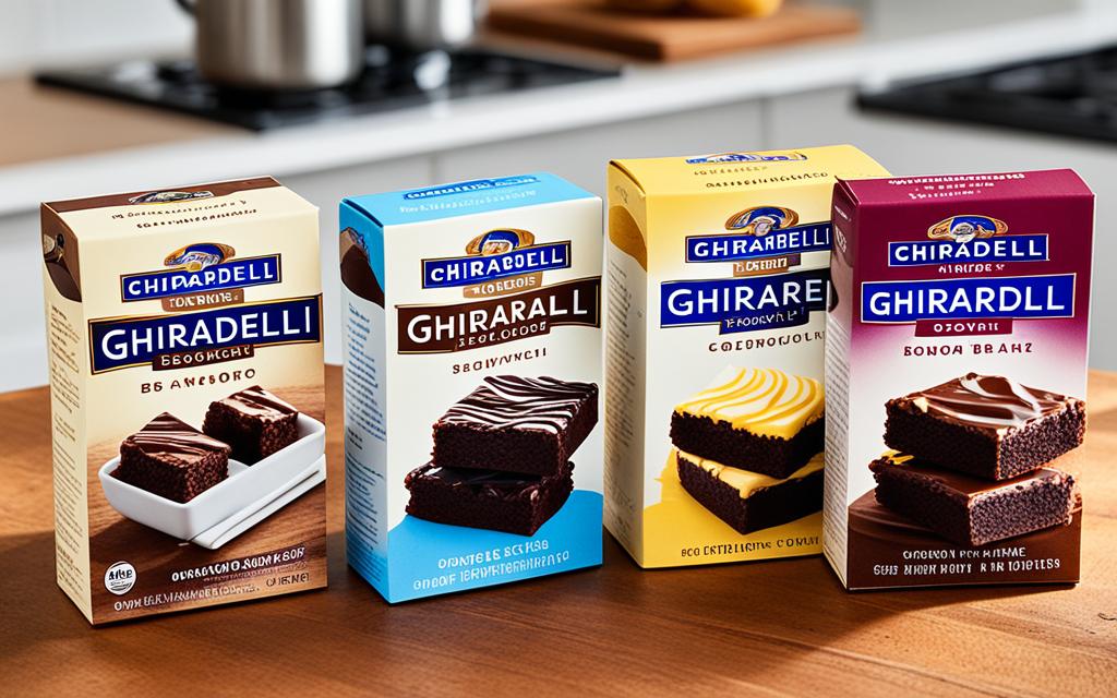 Ghirardelli brownie box mixes