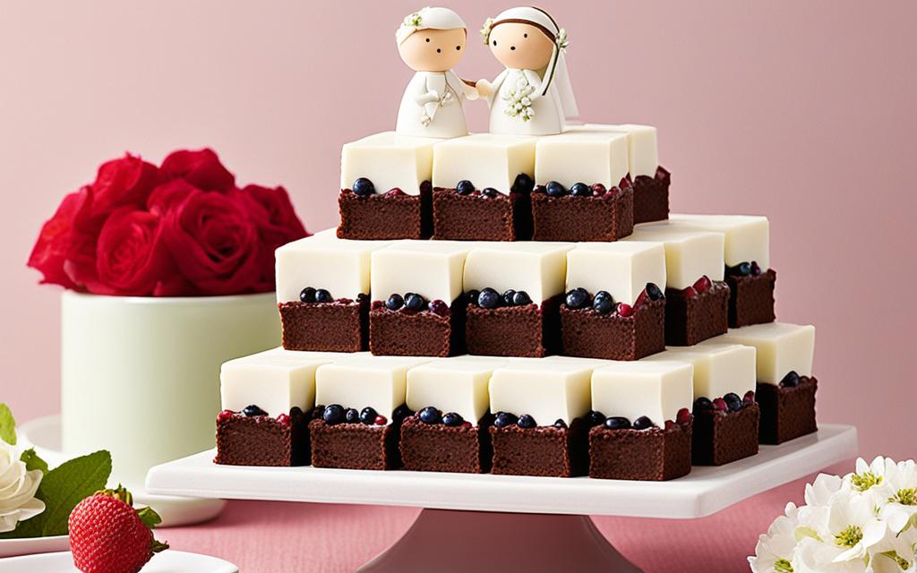 Incorporating wedding cake brownies into your special day