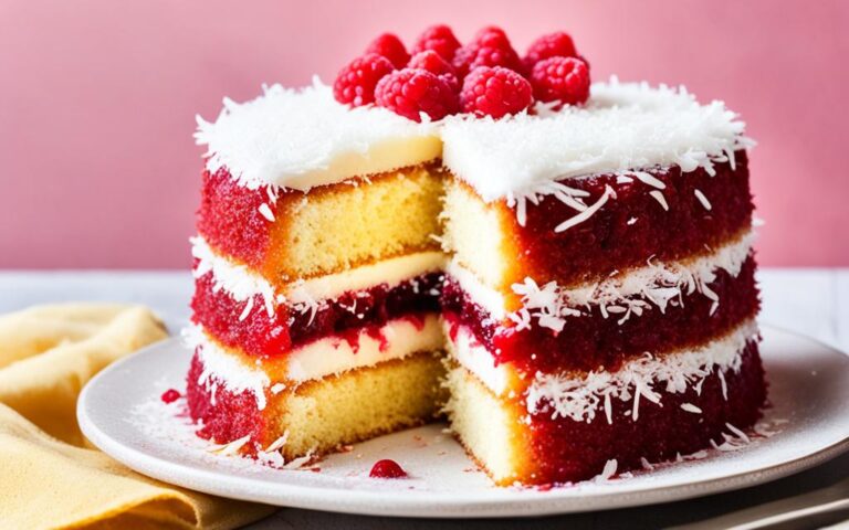 Classic Jam & Coconut Cake: Simple and Sweet