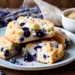 Lavender Blueberry Scones
