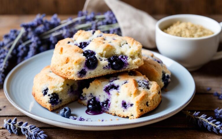 Fragrant Combination: Lavender Blueberry Scones Recipe