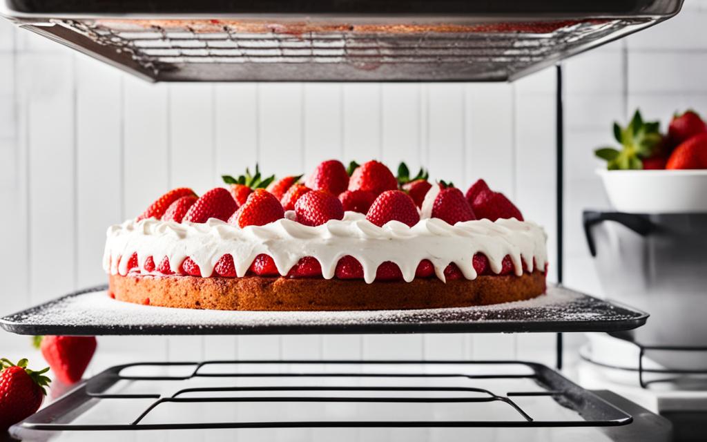 Making and Storing Strawberry Cake