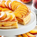 Peach Dessert with Puff Pastry