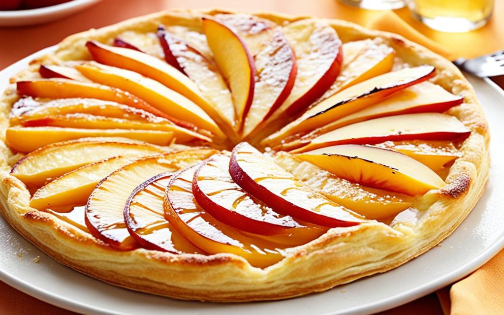 Peaches and Puff Pastry Dessert