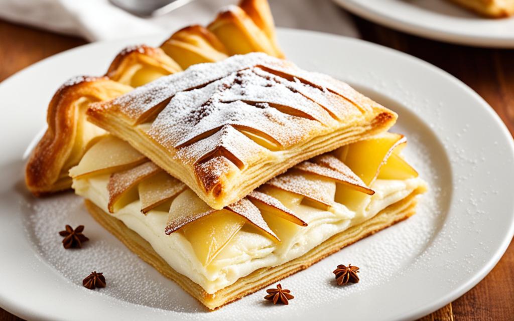 Pear and Puff Pastry Dessert