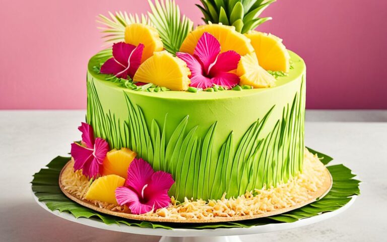 Tropical Pineapple and Coconut Cake for Summer Parties